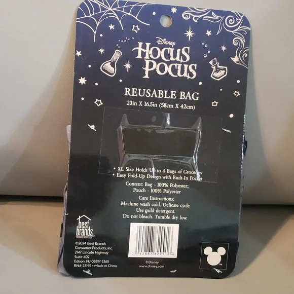 Black cat Halloween reusable bag NWT - Picture 3 of 4